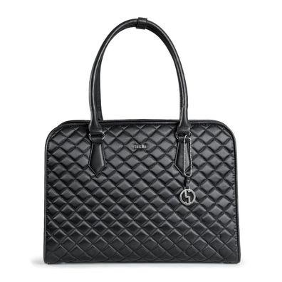 Socha Design Businessbag Black Diamond facelift - 14"-15.6" made from satin and ...