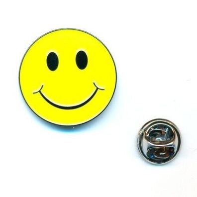 Lachgesicht Emoji 3D Metall Button Badge Edel Brosche Pin Anstecker 0942
