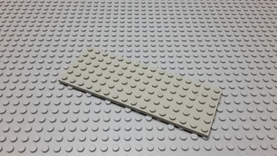 Lego 1 Platte flach Althellgrau 6x16 Nummer 3027