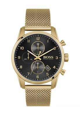 Hugo Boss Navigator Herrenuhr Chronograph Datum Armbanduhr HB1513838 Box Neu