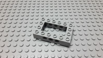 Lego 1 Technic Lochstein 4x6 Neuhellgrau Nummer 40344