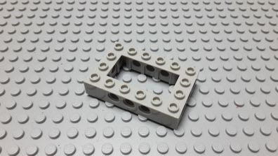 Lego 1 Technic Lochstein 4x6 Althellgrau Nummer 40344