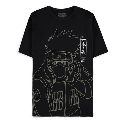 Naruto Shippuden T-Shirt Kakashi Hatake Line Art anime manga ninja