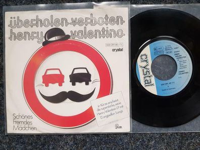 Henry Valentino - Überholen verboten 7'' Single