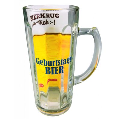 Bierglas "Geburtstags Bier", 0,3l, 16,5cm