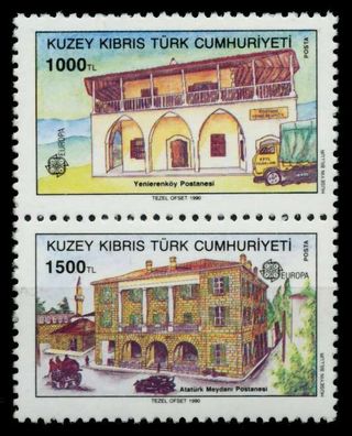 Türkisch-zypern Zusammendrucke Nr 273 + 274 postfrisch SE X91EA8E