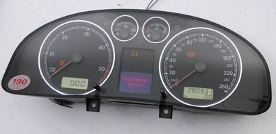 VW Passat 3BG Tacho Tachometer Kombiinstrument 280.000km 3B0920827A Diesel TDI