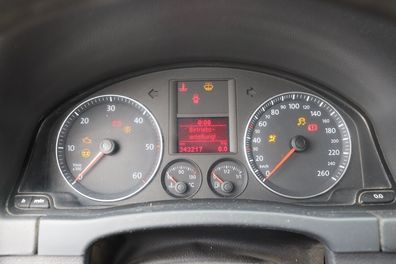 VW Golf 5 1K 5M Plu Tacho Tachometer 1K0920861B / M 1.9 2.0 TDI Diesel 343.000km