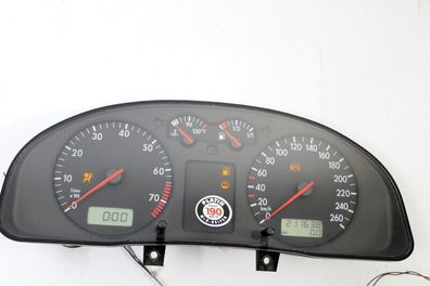VW Passat 3B Tacho Tachometer Kombiinstrument 211.000km 09052069906 1,6 74kw AHL