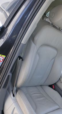 Audi Q7 4L B-Säulen Verkleidung vorne rechts Abdeckung um Gurt achatgrau grau