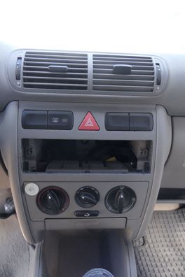 Audi A3 8L Mittelkonsole Verkleidung um Radio Blende 8L0863263A grau