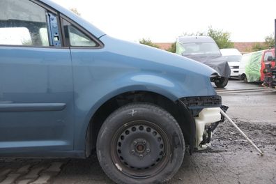 VW Touran 1T Kotflügel vorne rechts blau grün LC5Q 1T0821022A ca. Bj2003-2006