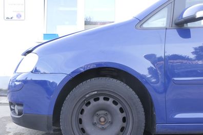 VW Touran 1T Kotflügel vorne links blau LL5M ca.2003-2006