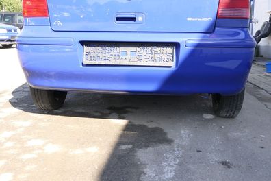 VW Polo 6N2 Stoßstange hinten Heckstoßstange Stoßfänger blau LA5C surf