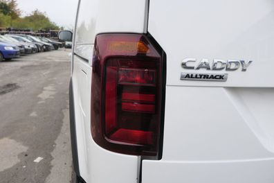 VW Caddy 2K original Rücklicht Rückleuchte hinten links abgedunkelt schwarz Allt