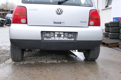VW Lupo Stoßstange hinten Heckstoßstange Stoßfänger silber LA7W