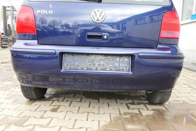 VW Polo 6N2 Stoßstange hinten Heckstoßstange Stoßfänger blau LB5N