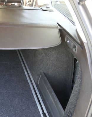 VW Passsat 3C B7 Kombi Abdeckung Verkleidung Kofferraum hinten rechts BRAUN