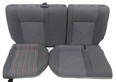 VW Polo 9N 9N3 Sitz Rückbank Sitzfläche Sitze 3 Punkt Gurt hinten