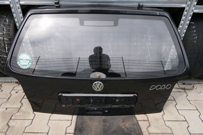 VW Polo 6N Heckklappe hinten mit Scheibe in schwarz metallic LC9Z - ohne Anbaute