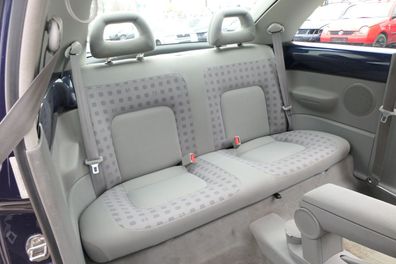 VW New Beetle 9C Sitz Sitze hinten Rückbank Rücksitzbank Lehne grau