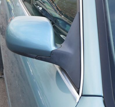 Audi A6 4B Spiegel Außenspiegel rechts elektrisch grün blau LX6V jaspisgr + Glas