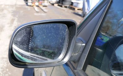 VW Lupo Arosa manueller Spiegel Außenspiegel links manuell schwarz matt großer