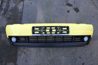 VW Lupo Stoßstange vorne Frontstoßstange Stoßfänger gelb LD1B Nebelscheinwerfer