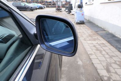 Audi A6 4B Spiegel Außenspiegel rechts elektrisch blau lila LZ4V + Glas