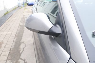 Seat Ibiza 6L elektrischer beheizter Spiegel Außenspiegel rechts grau LS7U