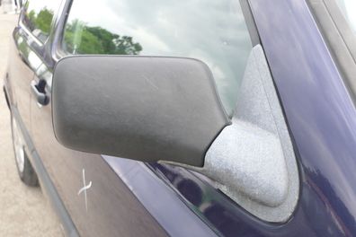 VW Golf 3 Vento manueller Spiegel Außenspiegel rechts schwarz original matt Glas