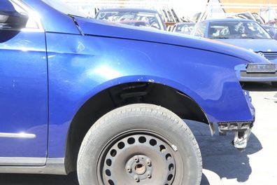VW Passat 3C Kotflügel vorne rechts 3C0821022 blau LC5E cobaltblue - Delle