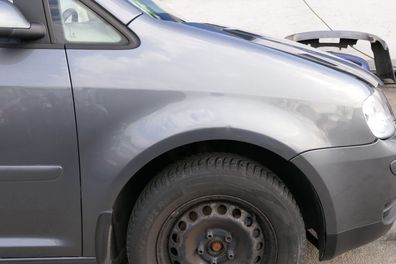 VW Touran 1T Kotflügel vorne rechts grau LD7X 1T0821022A ca. Bj. 2003-2006 platin