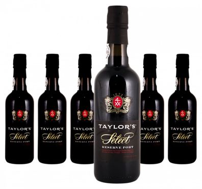 6 x Taylor´s Port Ruby Select Reserve Douro DOC halbe Flasche