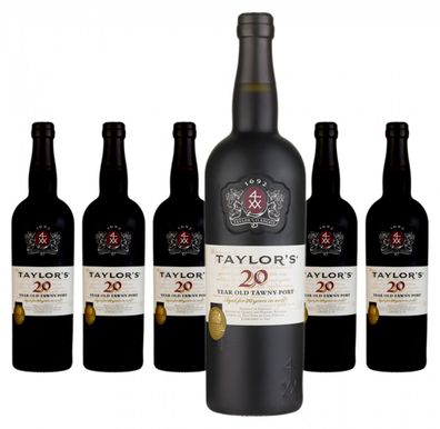 6 x Taylor´s 20 Year Old Tawny Port Douro DOC