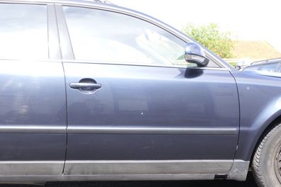 VW Passat 3B 3BG Kombi + Limo Tür vorne rechts Beifahrertür grau blau LC5F ohneA