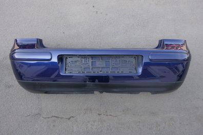 VW Golf 4 Limousine Stoßstange hinten Heckstoßstange Stoßfänger blau indi LB5N