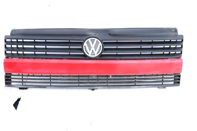 VW T4 kurze Version Grill Kühlergrill VW Zeichen Logo rot LY3D 701853653