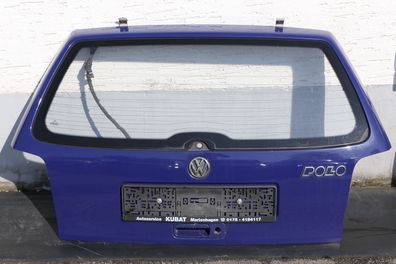 VW Polo 6N Heckklappe Klappe Kofferraumklappe mit Scheibe blau LD5D Klappe chaga