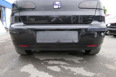Seat Ibiza 6L Stoßstange Heckstoßstange hinten schwarz LC9Z metallic