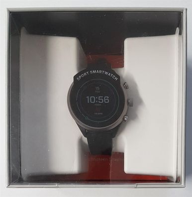 Fossil FTW6024 Sport Smartwatch, Aluminium, Silikon, 190 mm, Schwarz/ Grau