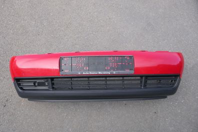 VW Lupo Stoßstange vorne Frontstoßstange Stoßfänger rot LY3D
