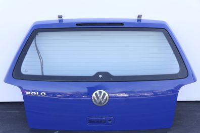 VW Polo 6N2 Heckklappe Klappe hinten Kofferraumklappe blau LA5C surfblue Scheibe