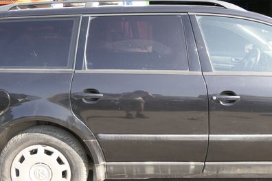 VW Passat 3B 3BG Kombi Variant Tür hinten rechts schwarz LC9Z metallic blackmagi
