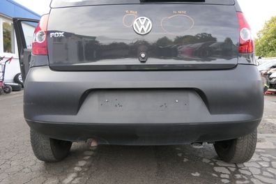 VW Fox 5Z Stoßstange hinten Stoßfänger schwarz matt