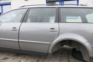 VW Passat 3B 3BG 3B6 Kombi Variant Tür hinten links grau LD7W urbangrey ohneAnba