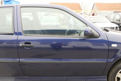 VW Polo 6N 6N2 Tür vorne rechts Beifahrertür 2/3-Türer blau LB5N indigoblau