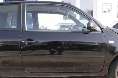 VW Lupo Seat Arosa Tür vorne rechts Beifahrertür schwarz L041 (mechanischer FH g