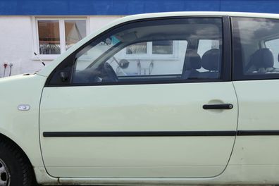 VW Lupo Seat Arosa Tür vorne links Fahrertür grün gelb LS6G (für elektr. Fensterh