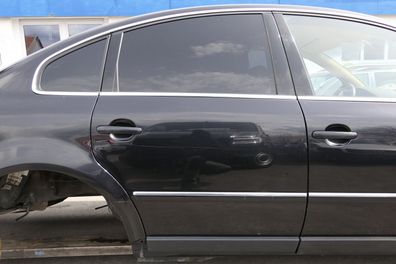 VW Passat 3B 3BG Limousine Tür hinten rechts schwarz LC9Z chrom ohne Anbauteile